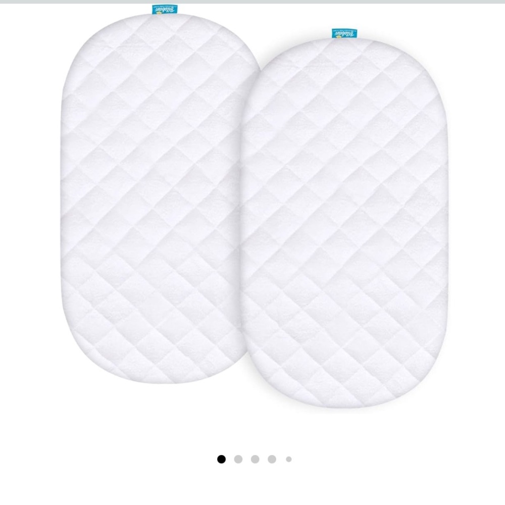 Biloban Waterproof Bassinet Mattress Pad Cover